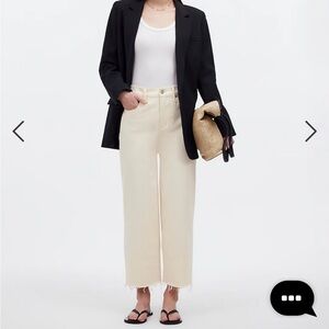 The Perfect Vintage Wide-Leg Crop Jean Size 27 NWT Color is Vintage Canvas